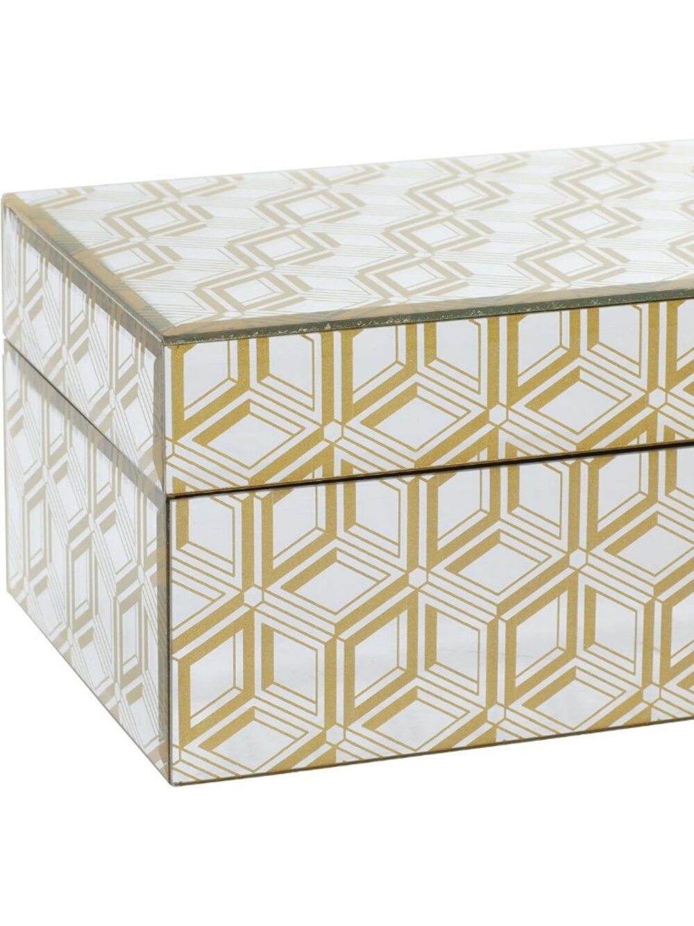 Glam Jewelry Organizer & Trinket Box Set for Ladies - Elegant Home Decor, Gold - Picture 5 of 9